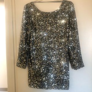 Holiday Sequin Dress
